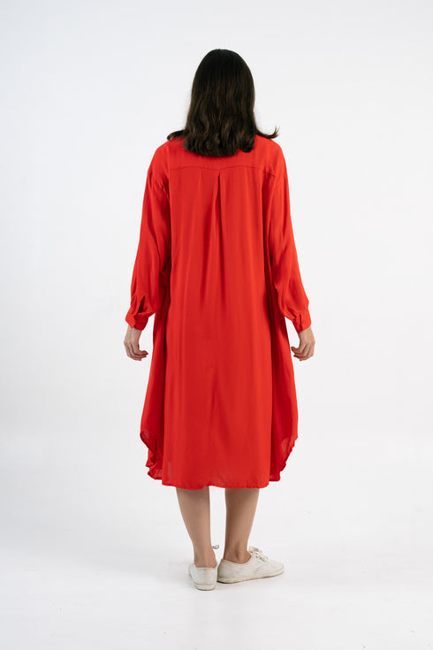 Maxi abito camicia Lora